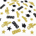 Vofrise 200pcs Blue Gold 2025 Graduation Confetti Cap Star Table Decor by Deal US