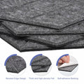 PATIKIL 12 Pack Acoustic Panels 12"x10" Self Adhesive Soundproof Wall Tiles by Deal US