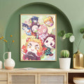 Gblkbhl 5D Diamond Art Painting Kit Full Drill Cartoon 12x16 Wall Decor by Deal US