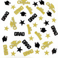 Vofrise 200pcs Blue Gold 2025 Graduation Confetti Cap Star Table Decor by Deal US