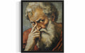 Aj decor Michelangelo Bathroom Wall Art Print Poster 8x10 Unframed by Deal US