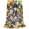 AMCAY Game Plush Flannel Throw Blanket 50x40in Liyue Zhongli Childe Ganyu by Deal US