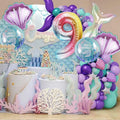SINBEE Mermaid Foil Number Balloon 40in #9 Birthday Decoration Girls by Deal US