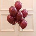 Qian's Party Fall Balloons 25pcs Burgundy Orange Gold Confetti Vintage by Deal US