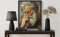 Aj decor Michelangelo Bathroom Wall Art Print Poster 8x10 Unframed by Deal US