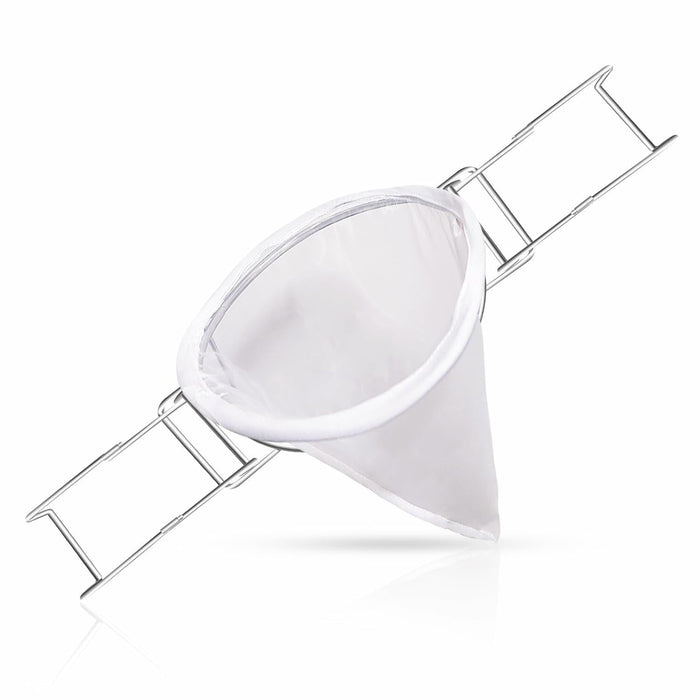 Aageme Versatile 8.7-Inch Oil & Syrup Filter Silver Adjustable Stand 3 Screens by Deal US