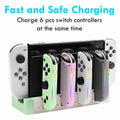 SWTOTK Upgraded Switch Controller Charging Dock for OLED/Lite, 4 Joypads Black by Deal US