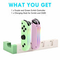 SWTOTK Upgraded Switch Controller Charging Dock for OLED/Lite, 4 Joypads Black by Deal US