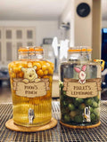 HOTIMO Pooh Drink Label Stickers Yellow by Deal US