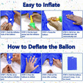 SINBEE 40 Inch Navy Blue 60 Number Jumbo Mylar Foil Balloon 2 Pack by Deal US