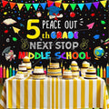 AIBIIN 7x5ft 5th Grade Graduate Backdrop Black Polyester Photography by Deal US