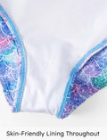 PATPAT Girls 3pc Ruffle Bikini Set Floral Skirt Bluegreen Size 10-11Y by Deal US