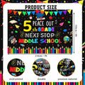 AIBIIN 7x5ft 5th Grade Graduate Backdrop Black Polyester Photography by Deal US
