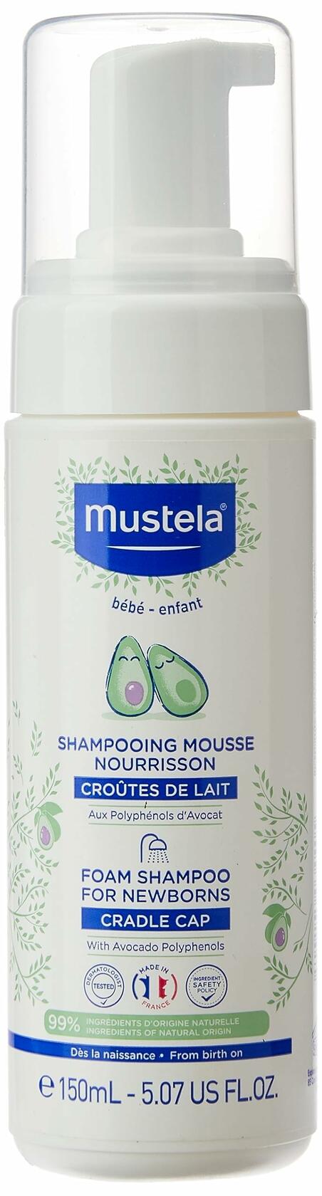 Mustela SHAMPOO NEWBORN Baby Milk Powder 150ml Gentle Infant Hair Care by Deal US