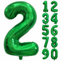 SINBEE 40 Inch Dark Green Number 2 Mylar Foil Balloon Party Decoration by Deal US
