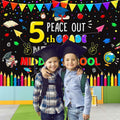 AIBIIN 7x5ft 5th Grade Graduate Backdrop Black Polyester Photography by Deal US