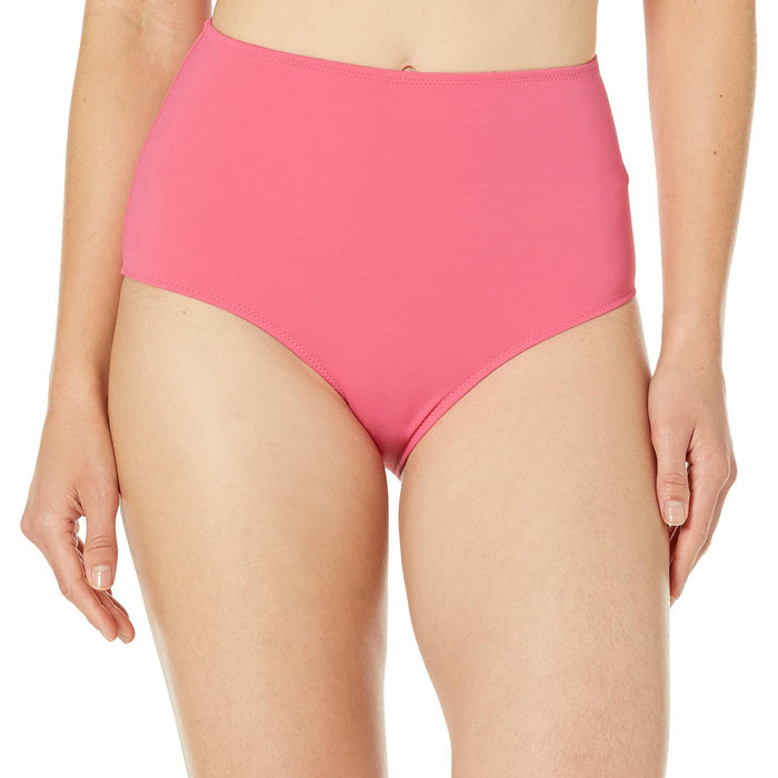 Amazon Essentials Women's High Waist Swim Bottom Hot Pink Size S by Deal US