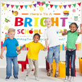 AIBIIN Back to School Photography Backdrop Black 70.8x43.3in Polyester by Deal US