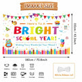 AIBIIN Back to School Photography Backdrop Black 70.8x43.3in Polyester by Deal US