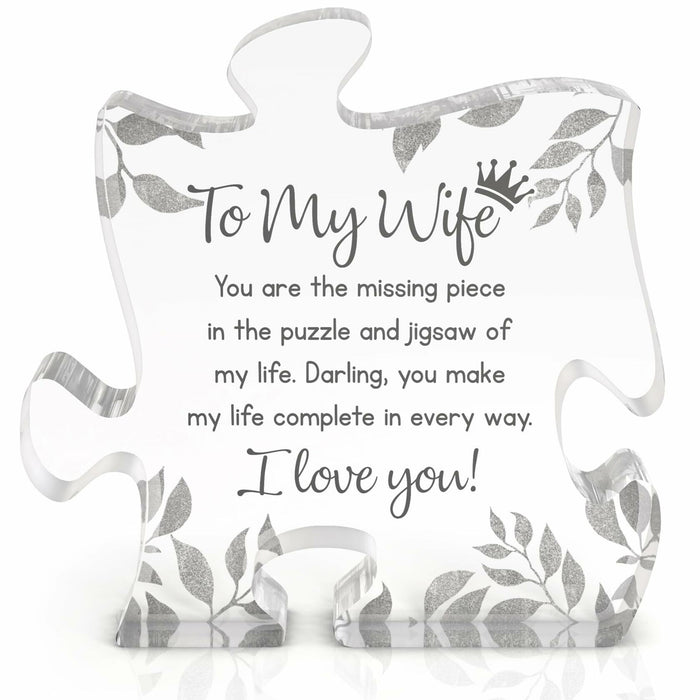 Gifts for Wife from Husband Decorative Sign Plaque Anniversary Birthday by Deal US