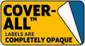 MACO Laser/Ink Jet White Cover-All Shipping Labels 3.33x4in 150 Pack by Deal US