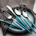 WELLIFE 120pcs Rose Gold Plastic Cutlery Set Forks Knives Spoons Party by Deal US