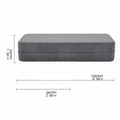 SANHOOPOLO Hard Shell Sunglasses Case Unisex Dark Grey by Deal US