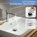 AUPHTIR Universal Bathroom Sink Stopper Pop Up Drain Plug 1.06-1.80'' Silver by Deal US