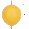 Mccalwell Lemon Yellow 10 Inch Latex Balloons 70pcs with 32ft Ribbon by Deal US