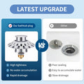AUPHTIR Universal Bathroom Sink Stopper Pop Up Drain Plug 1.06-1.80'' Silver by Deal US