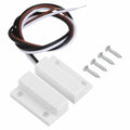 PATIKIL Magnetic Reed Switch Wired Surface-Mounted Door Window Contact White by Deal US