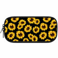VOL&BASS Sunflower Large Pencil Case Big Capacity Pen Bag Yellow Polyester by Deal US