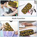 VOL&BASS Sunflower Large Pencil Case Big Capacity Pen Bag Yellow Polyester by Deal US