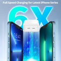 GEONAV Apple MFi 35W Dual USB-C GaN Fast Charger with 2x 6FT C to Lightning by Deal US