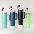 Xyntara Silicone Straw Covers for Stanley 40oz Cups Christmas Style 8pcs by Deal US