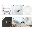 cutegodess Nail Art Brush 6PCS Nylon Wood Handle Acrylic Manicure Bronze by Deal US
