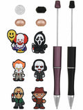 Acbeaded Halloween Silicone Skull Beads DIY Kit 6pcs Multicolor Acrylic by Deal US