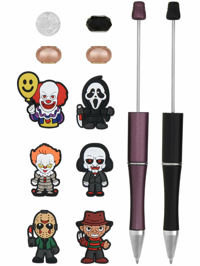 Acbeaded Halloween Silicone Skull Beads DIY Kit 6pcs Multicolor Acrylic by Deal US