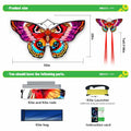 DoinFly Butterflys Kids Kite Easy Fly w/ 328ft Line & Winder Red 1 Pack by Deal US