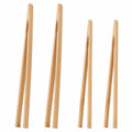 YIVCKOM Bamboo Toaster Tongs 8 Inch Natural Colour Wooden Kitchen Utensil by Deal US
