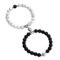 Natural Stone Chakra Tiger Eye Beads Bracelet Set Pink 2Pcs Unisex by Deal US