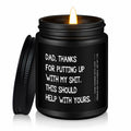 Encoink Funny Fathers Day Lavender Scented Soy Wax Candle 7oz by Deal US
