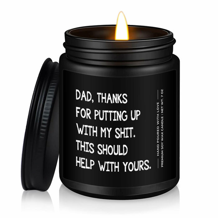 Encoink Funny Fathers Day Lavender Scented Soy Wax Candle 7oz by Deal US
