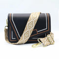 LoZoDo Adjustable Wide Crossbody Purse Strap Gold Hardware 52in Size 52in by Deal US