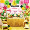 YUNXUAN Flamingo Pineapple Party Decorations Paper Lanterns Fans Pom Poms by Deal US
