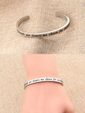 FEELMEM Friendship Cuff Bangle Bracelet Girlfriends Sister Silver by Deal US