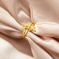 Dreamtimes Butterfly Rings Women Dainty Minimalist Wedding Bands Ring G-6 by Deal US