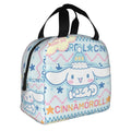 Tamkuaph Insulated Lunch Bag Blue Polyester 8x5.11in Reusable Picnic Travel by Deal US