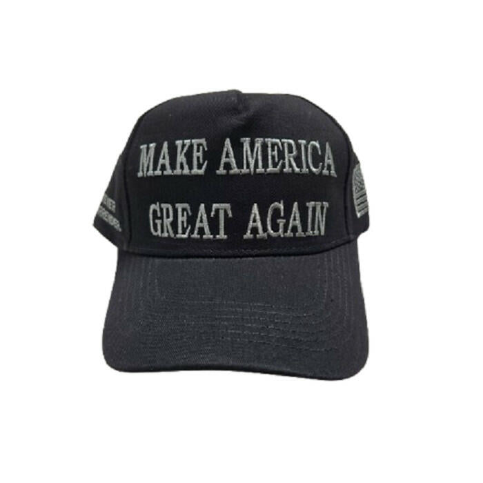 Dark MAGA Trump USA Flag Never Surrender Baseball Cap Hat Black by Deal US