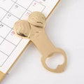 Tough Guy Heavy Duty Zinc Alloy Bottle Opener 3 Pack Gold by Deal US